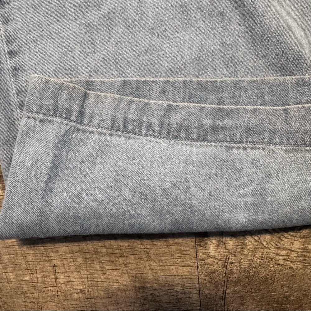 House of Harlow 1960 High Rise Blue Cotton Wide Leg Pants Womens Sz. 6 - Picture 10 of 11
